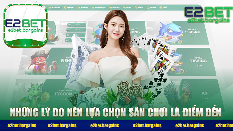 Những lý do nên lựa chọn sân chơi là điểm đến